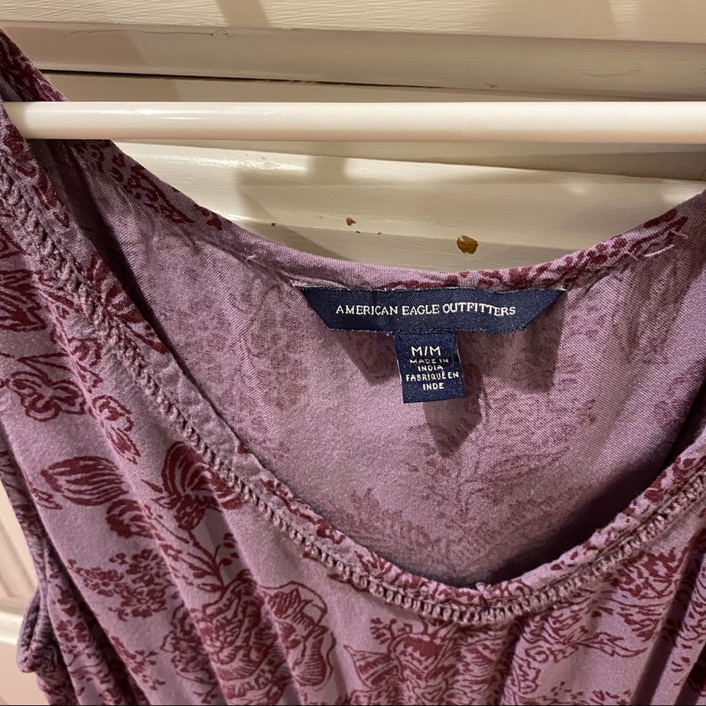 Purple Patterned Tank - Picture 2 of 2